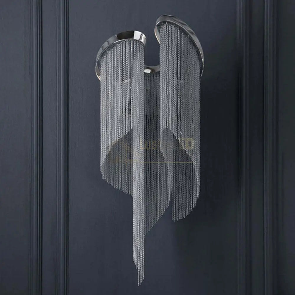 Aplica Perete Silver Chains Deluxe 2xE14 MINIMALIST DESIGN / CHROME / APLICA PERETE Lighting