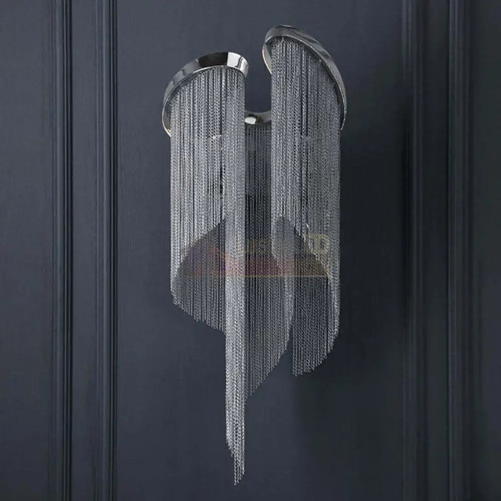 Aplica Perete Silver Chains Deluxe 2xE14 MINIMALIST DESIGN / CHROME / APLICA PERETE Lighting