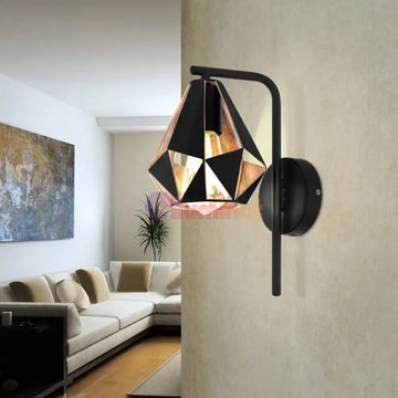 Aplica Perete Vintage CARLTON 4 Black