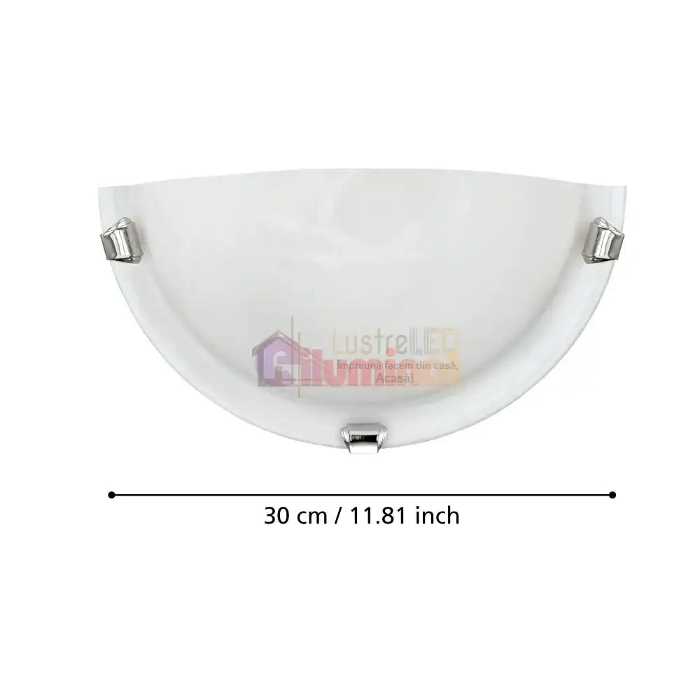 Aplica SALOME White & Silver 30CM APLICA PERETE / 30CM led ceiling light