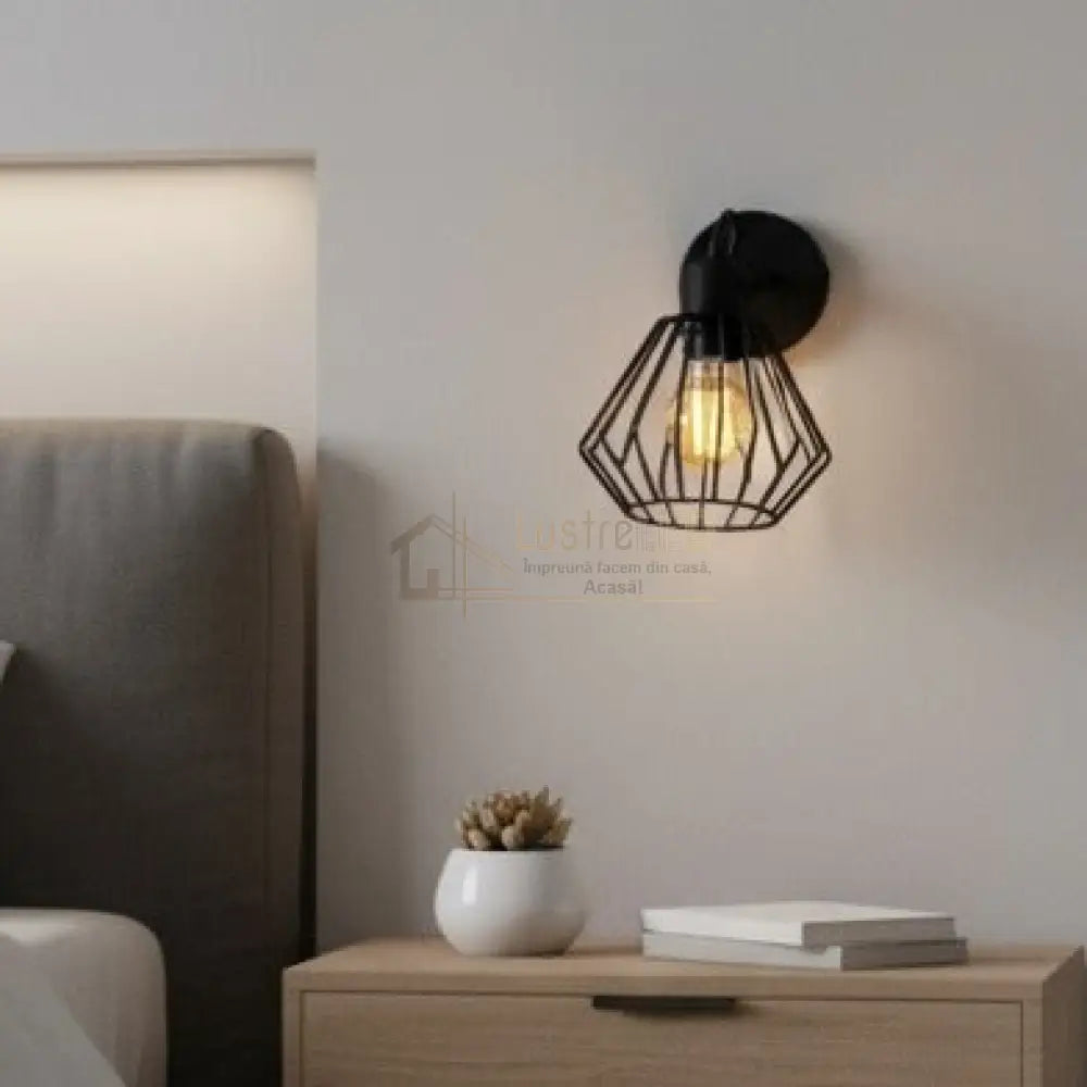 Aplica TABILLANO Black 11CM EGLO Wall Light Fixtures