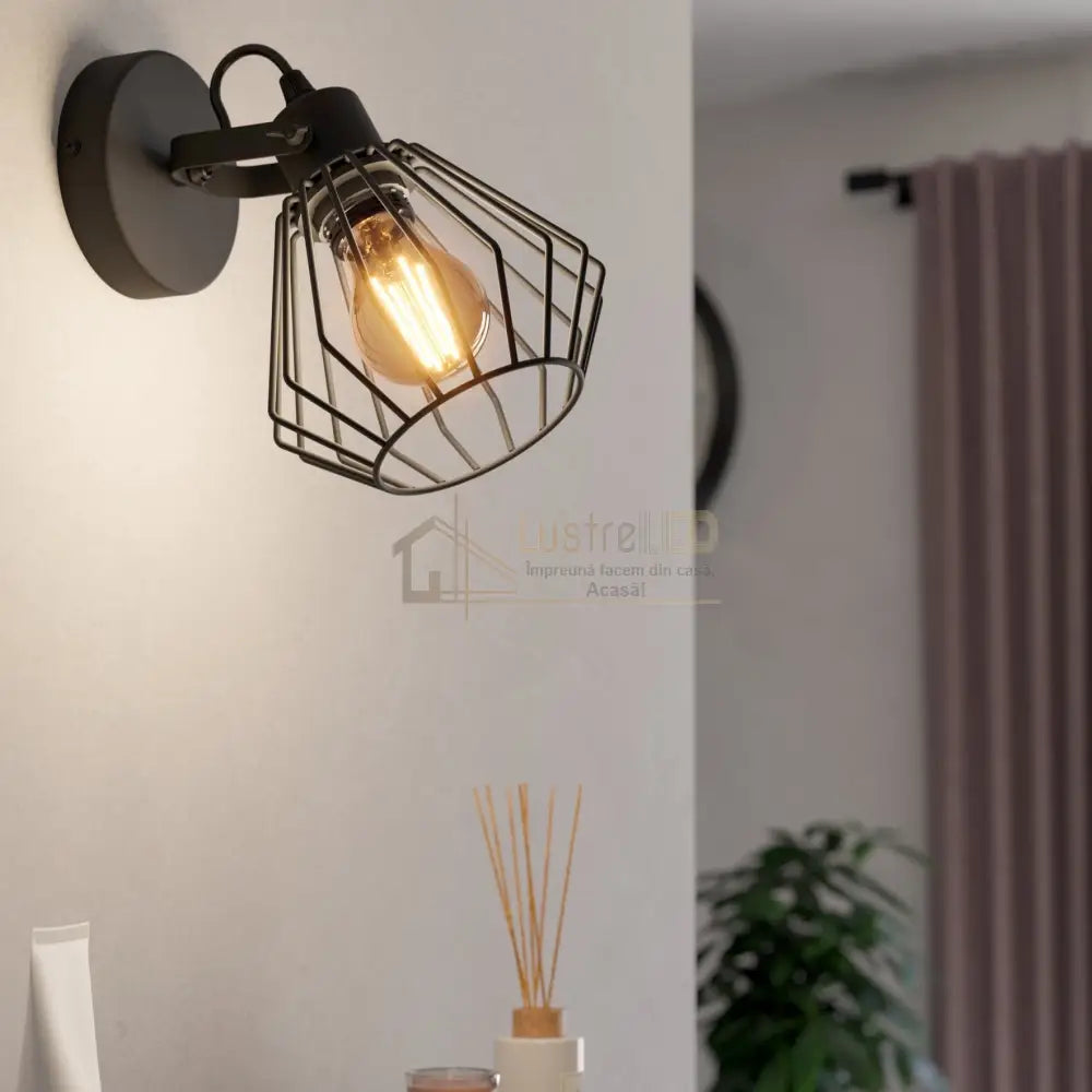 Aplica TABILLANO Black 11CM EGLO Wall Light Fixtures