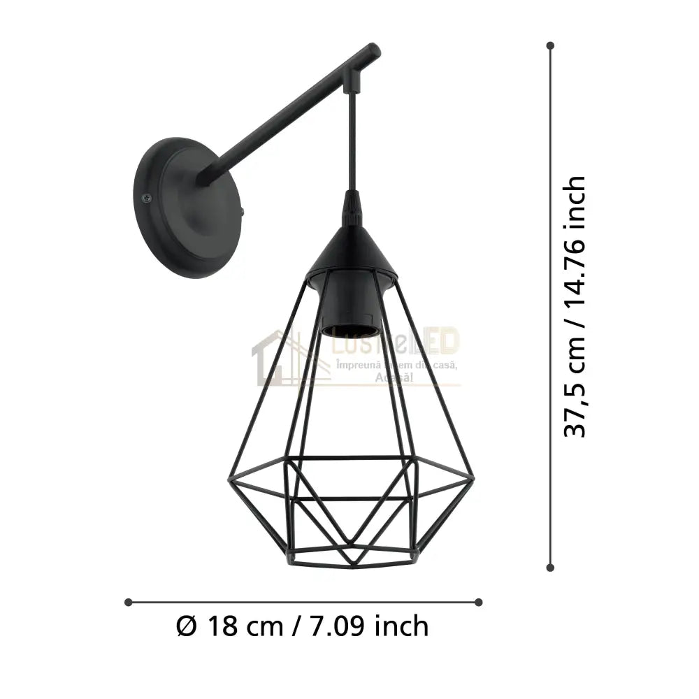 Aplica 1xE27 TARBES EGLO 49081 lustreled.ro