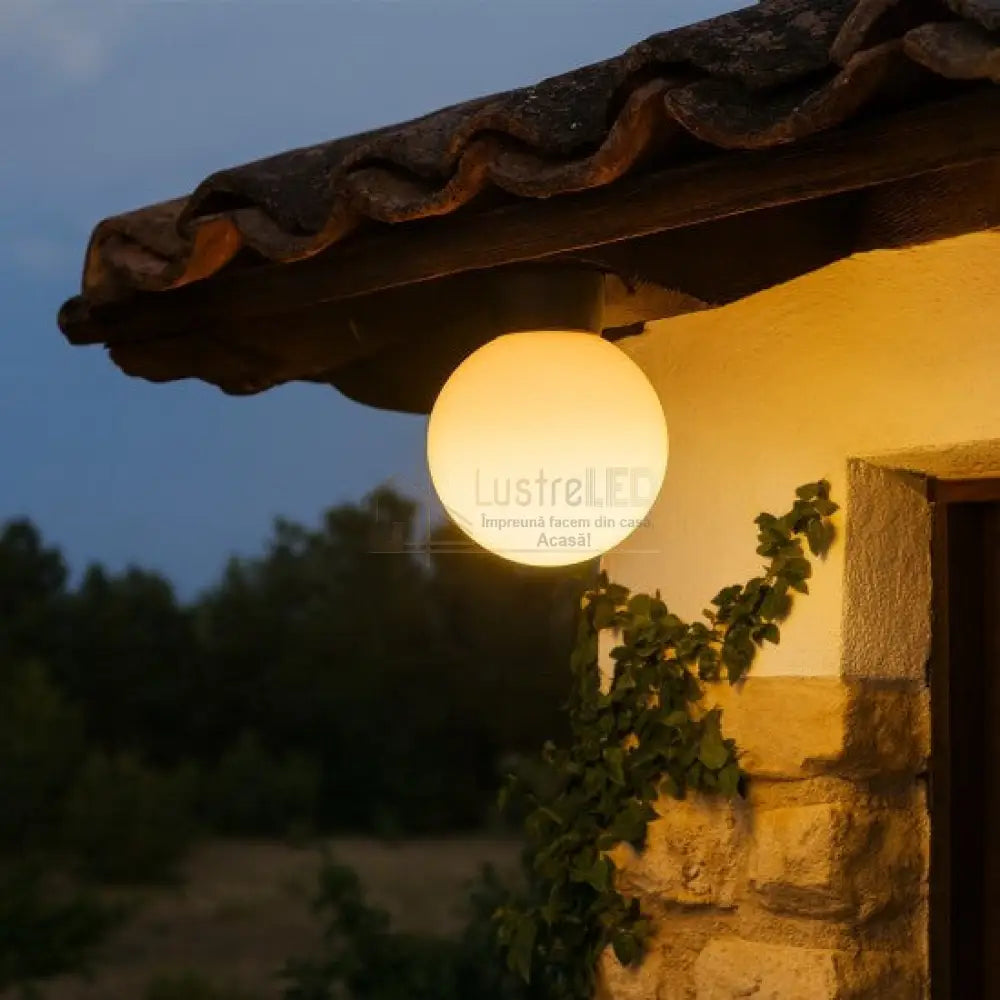 Aplica Tavan Exterior 1xE27 20CM NEAGRA / PLAFONIERA EXTERIOR Lighting Fixtures