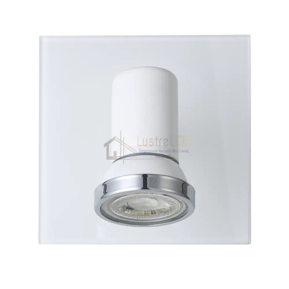 Aplica Tip Spot Reglabil TAMARA 1 IP44 White & Silver 12CM Eglo led ceiling light