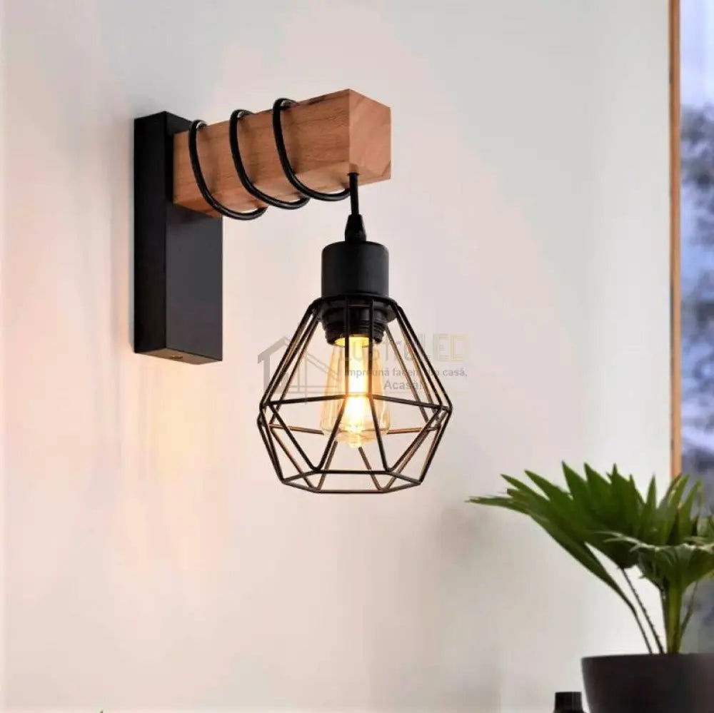 Aplica Wood Style Retro C22680-1 Lighting