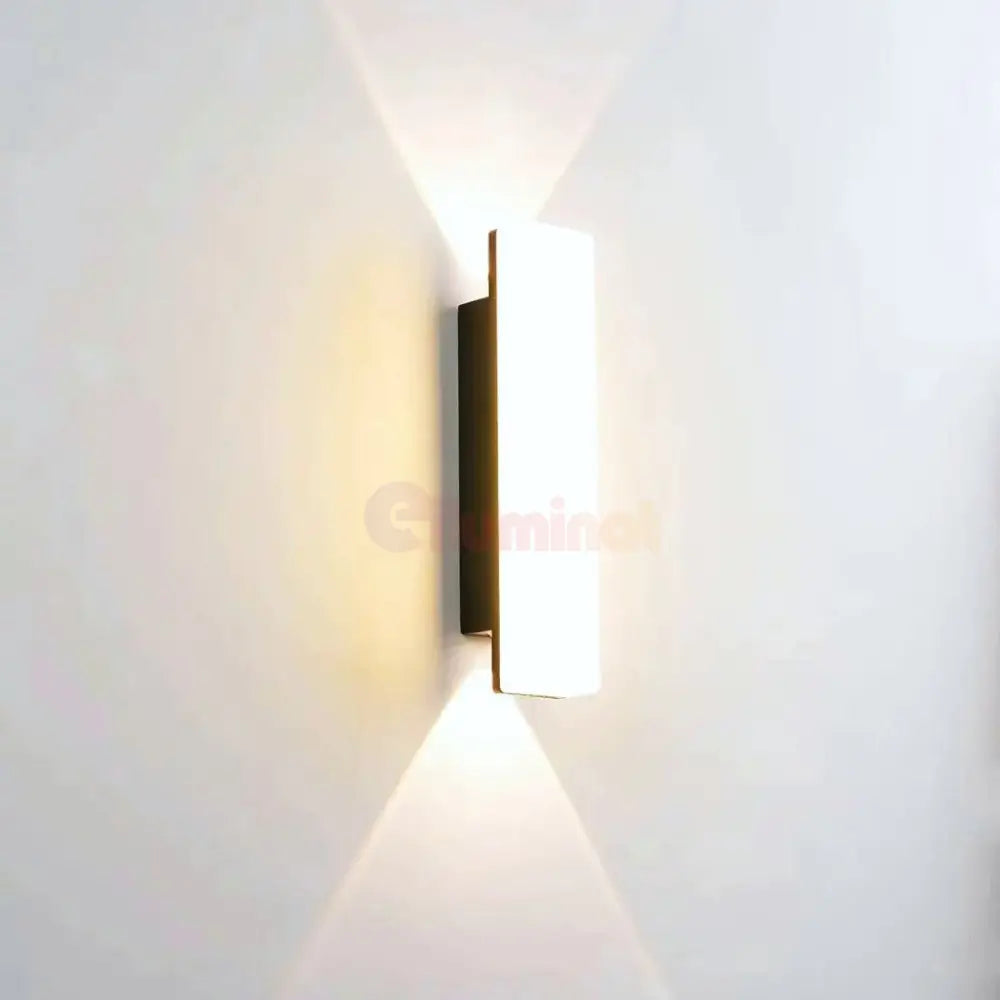 Aplice LED Solla 10W Exterior IP65 Neagra NEAGRA / APLICA PERETE / ALB CALD Wall Light Fixtures