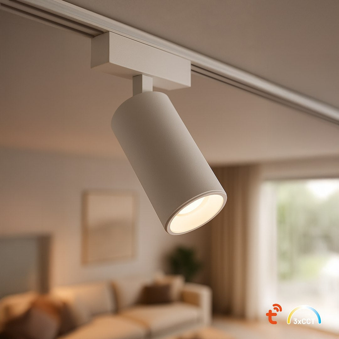 Spot LED Magnetic Rotund Premium Hyper White 9W | ⌀4.4CM | 48V | 3 Tipuri de Lumina