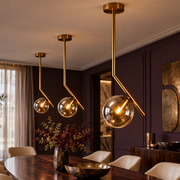 Lustra CRATO Gold Abajur Fumuriu 1xE14