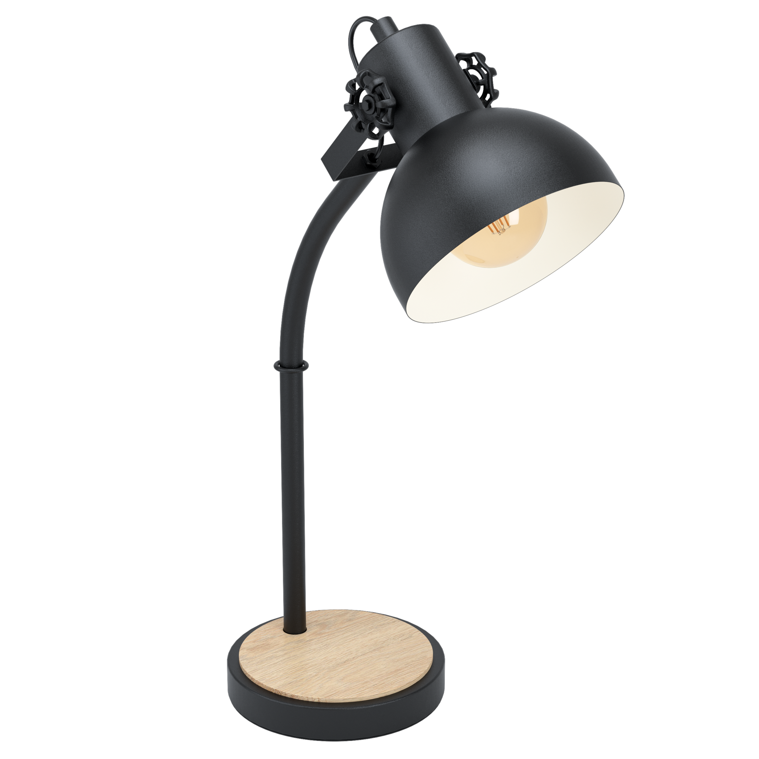 Veioza Lubenham II Black & Wood 57CM Eglo Resigilat R2