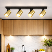 Lustra Volf Black & Gold Premium cu 4 Spoturi Reglabile