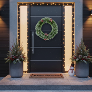 Coronita Artificiala De Craciun pentru Usa Snowpeak