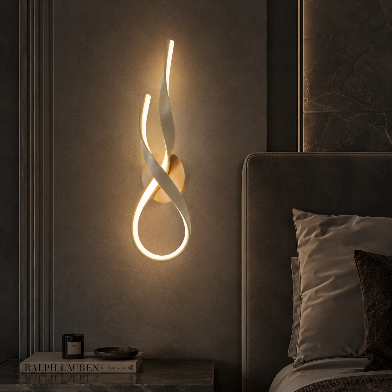 Aplica Premium LED VECINO Beige Echivalent 75W
