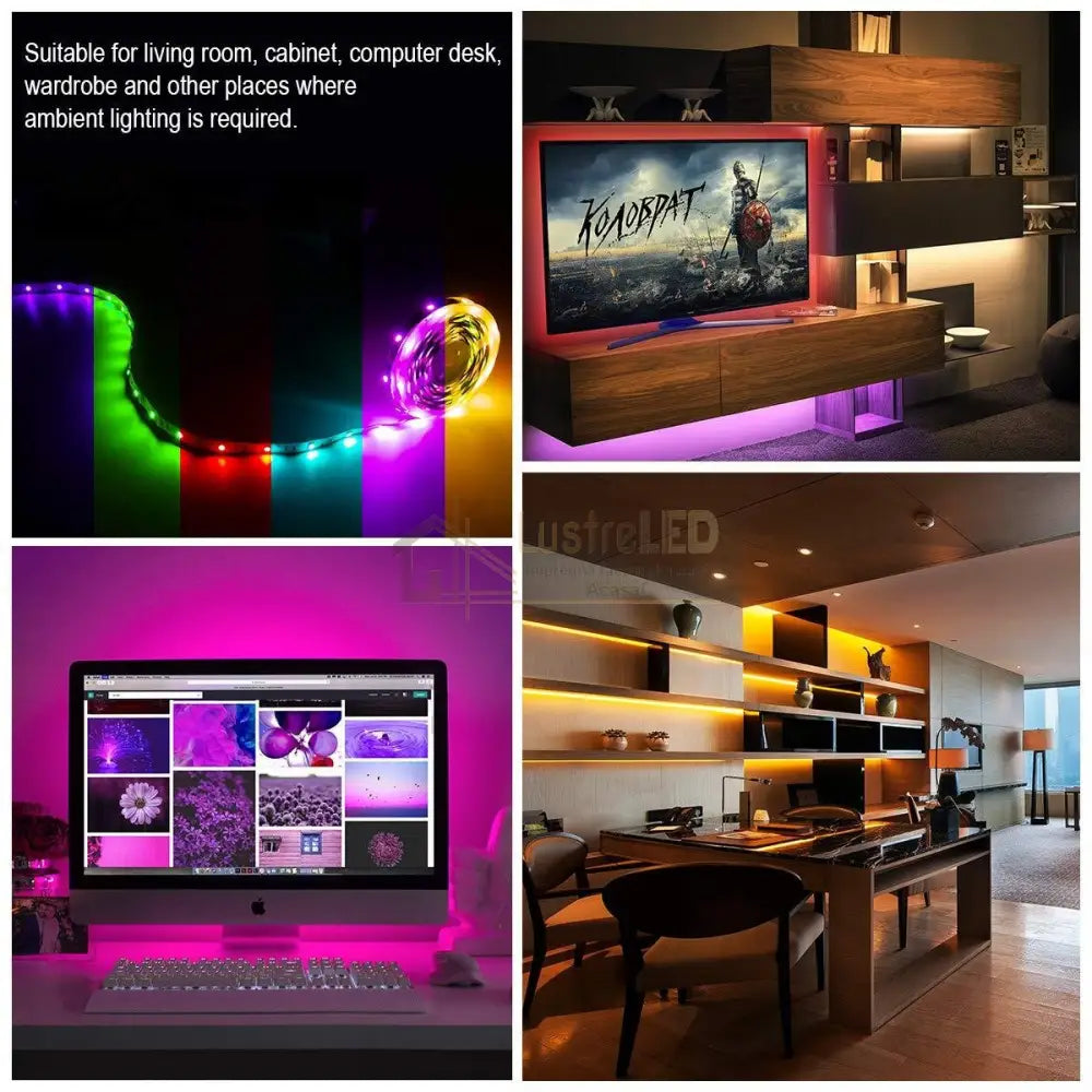 Banda Led 5050 Rgb 60 Smd-Ml Exterior - Rola 5 Metri