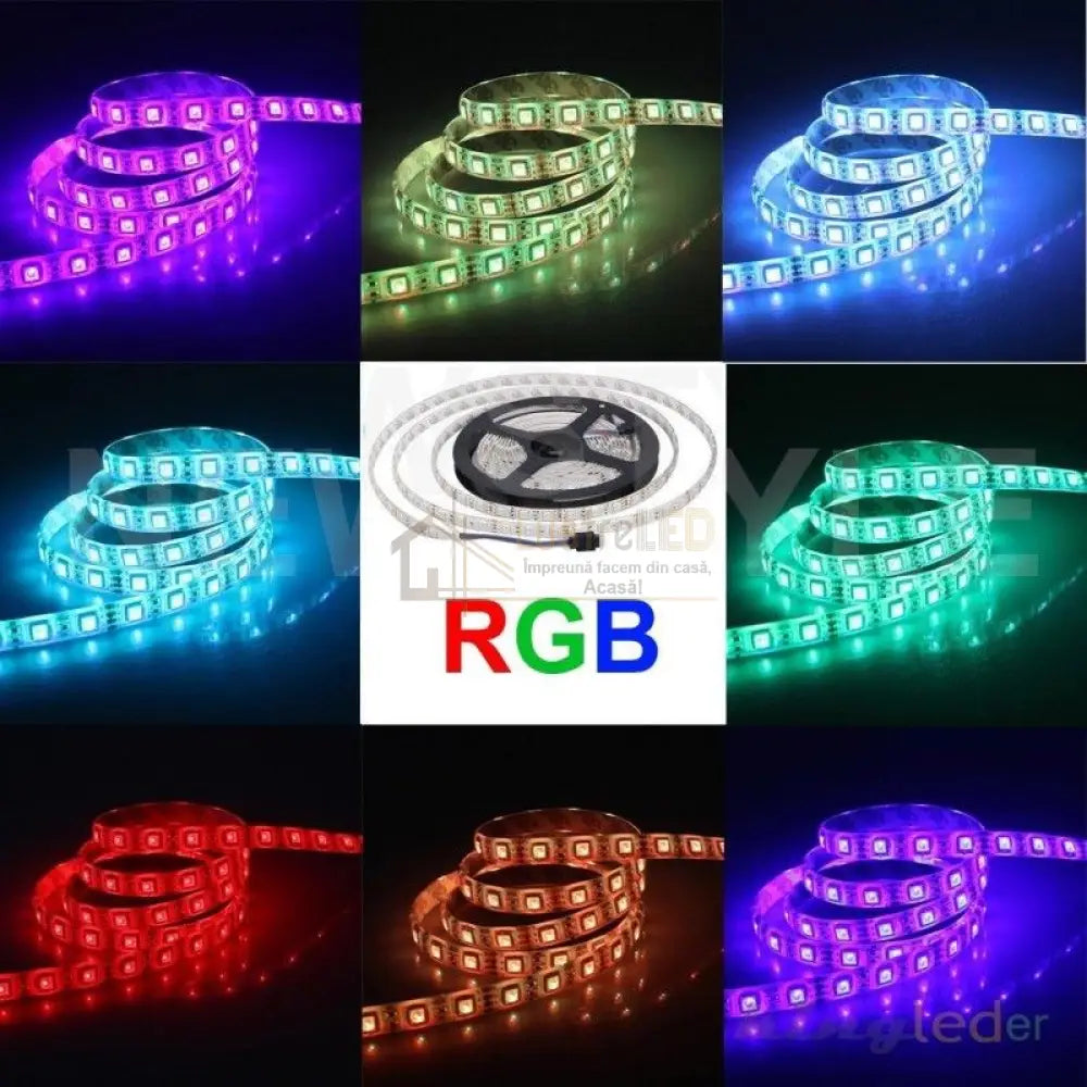 Banda Led 5050 Rgb 60 Smd-Ml Exterior - Rola 5 Metri