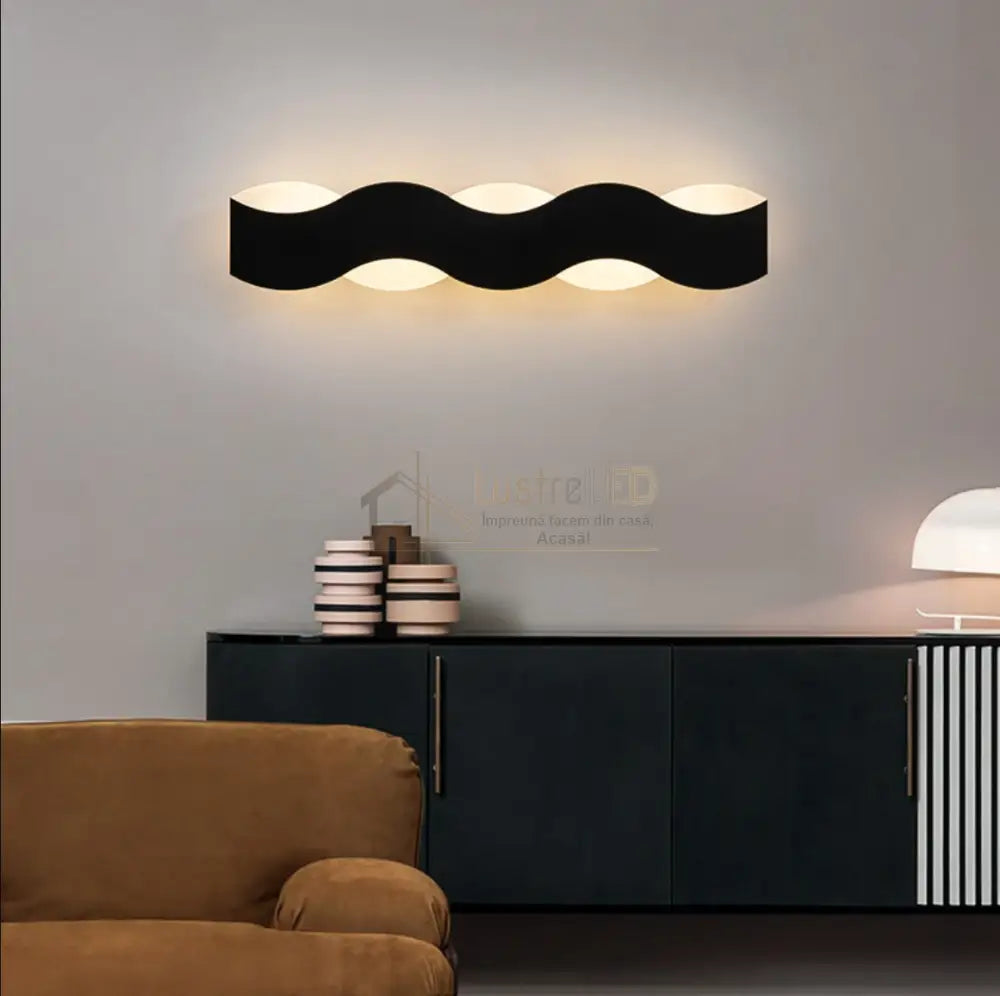 Bara Luminoasa Led Exterior Nordic Style Spiral Ip65 220V 60Cm / Bara Luminoasa Alb Natural Wall
