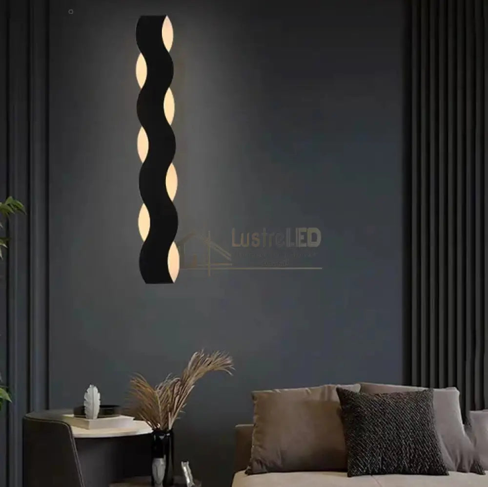 Bara Luminoasa Led Exterior Nordic Style Spiral Ip65 220V 90Cm / Bara Luminoasa Alb Natural Wall