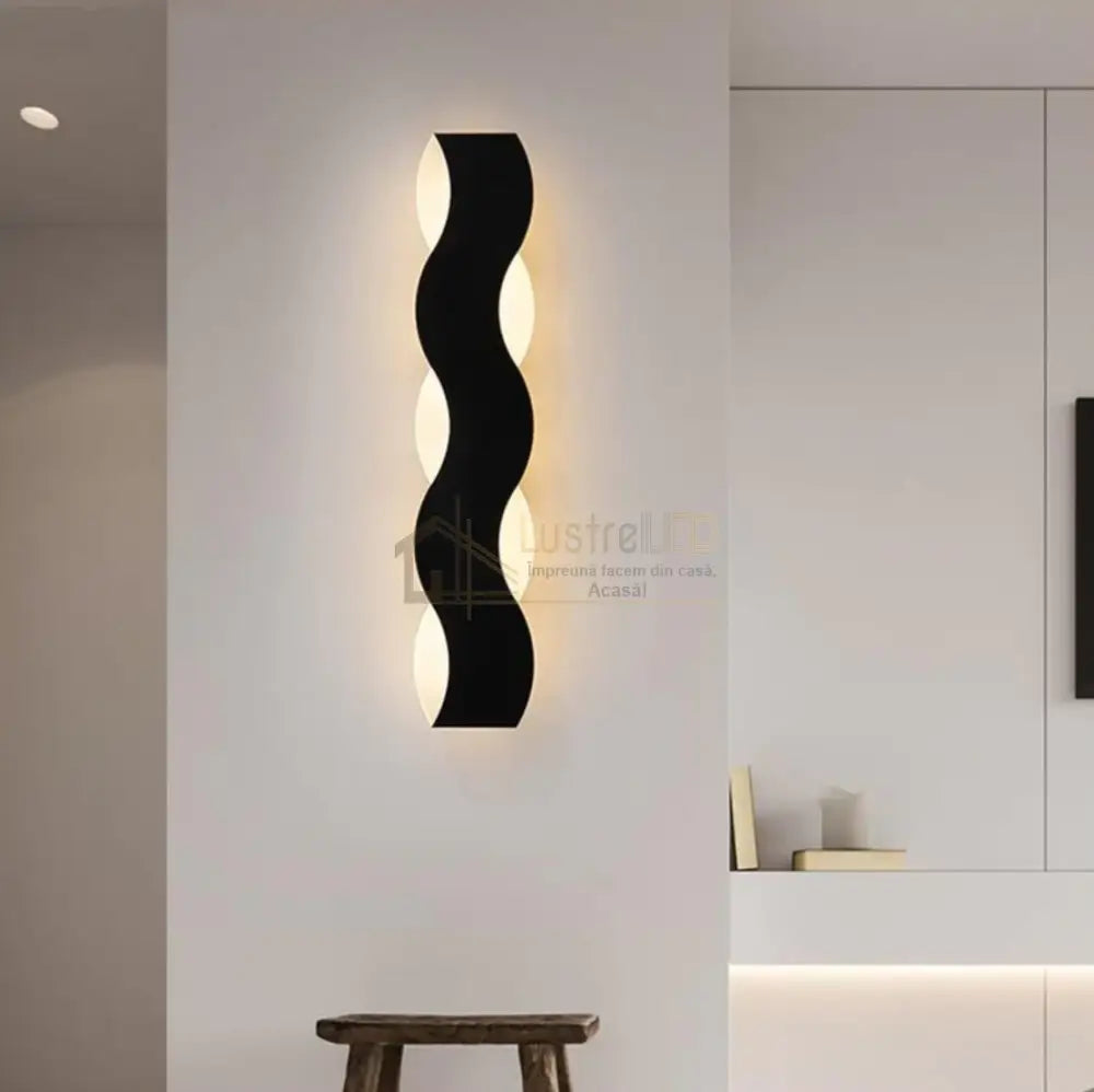 Bara Luminoasa Led Exterior Nordic Style Spiral Ip65 220V Wall Light Fixtures