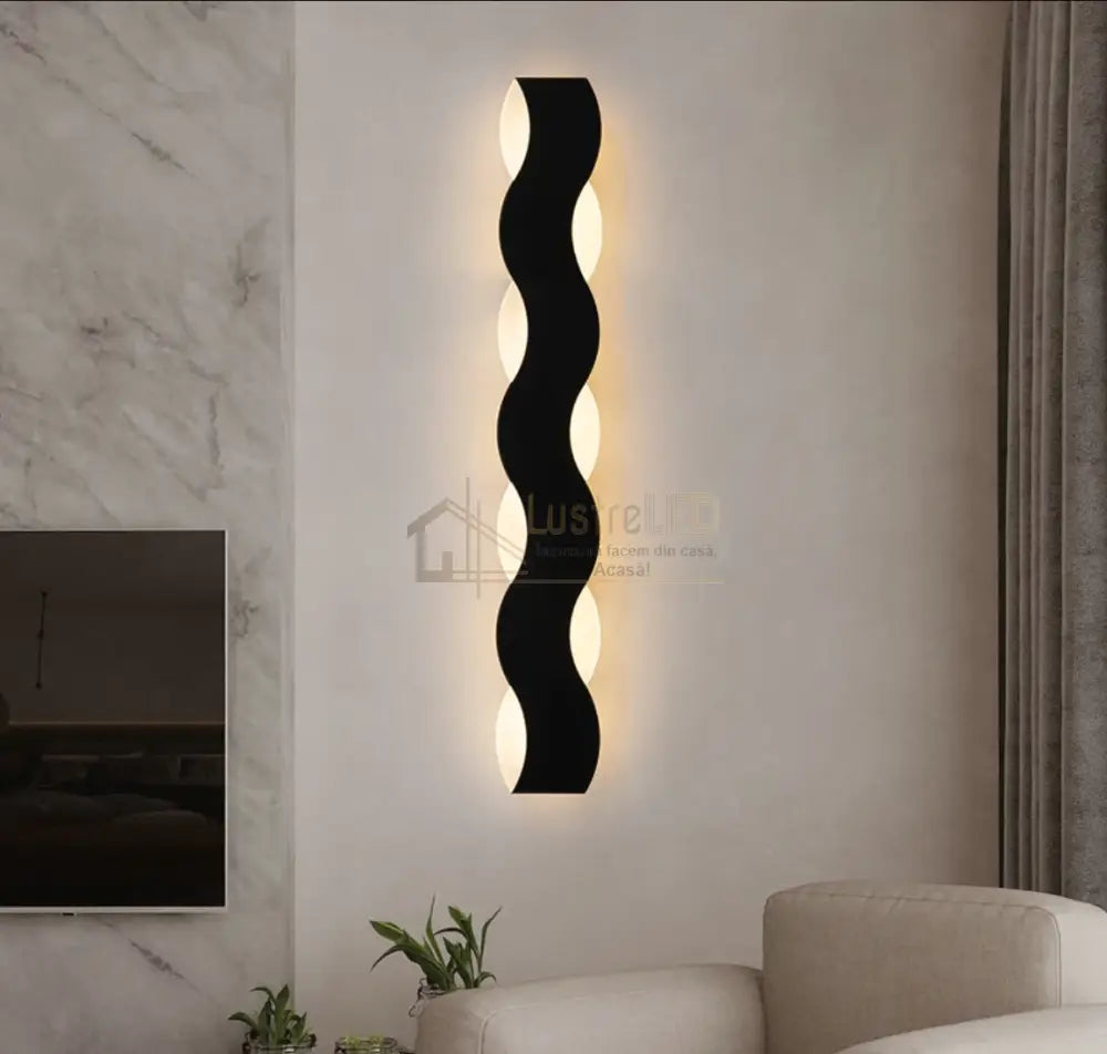 Bara Luminoasa Led Exterior Nordic Style Spiral Ip65 220V Wall Light Fixtures