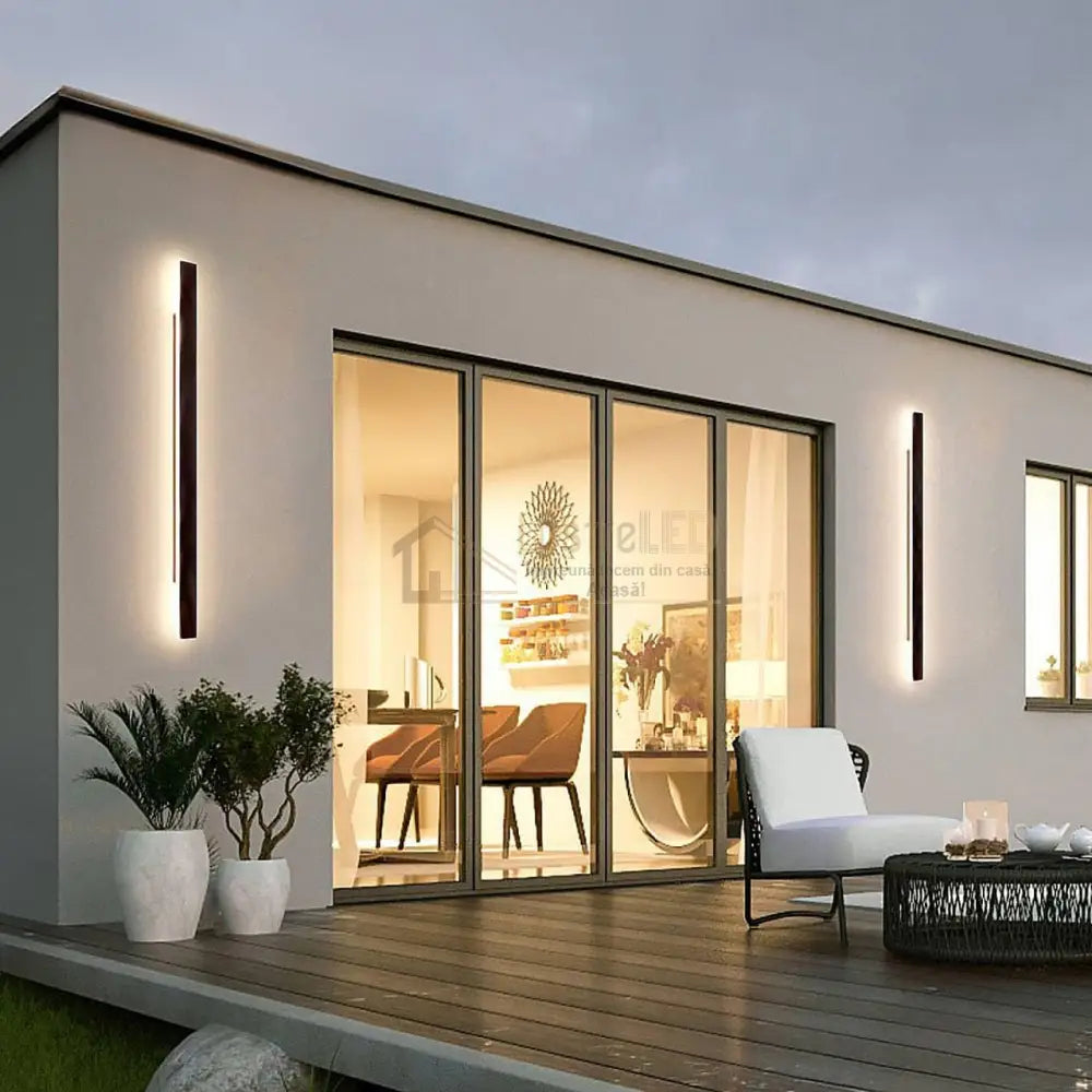 Bara Luminoasa Led Slim Exterior Ip65 220V Wall Light Fixtures