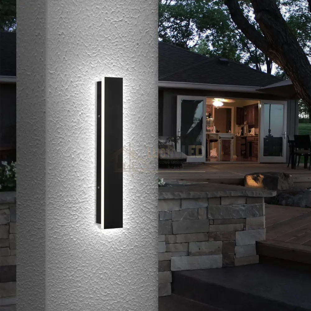 Bara Luminoasa Led Slim Exterior Ip65 220V Wall Light Fixtures