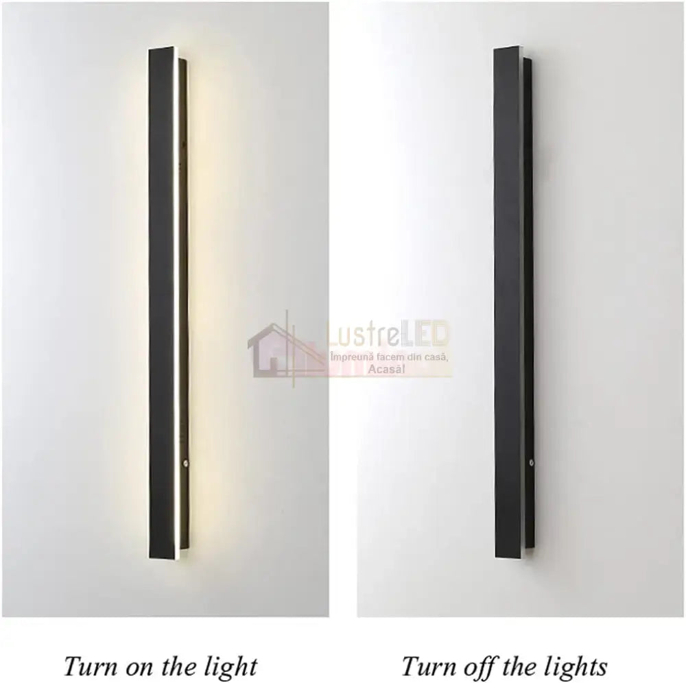 Bara Luminoasa Led Slim Exterior Ip65 220V Wall Light Fixtures