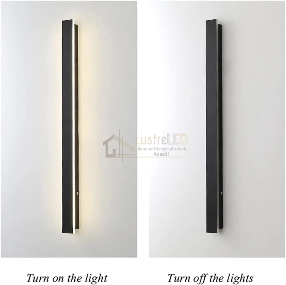 Bara Luminoasa Led Slim Exterior Ip65 220V Wall Light Fixtures