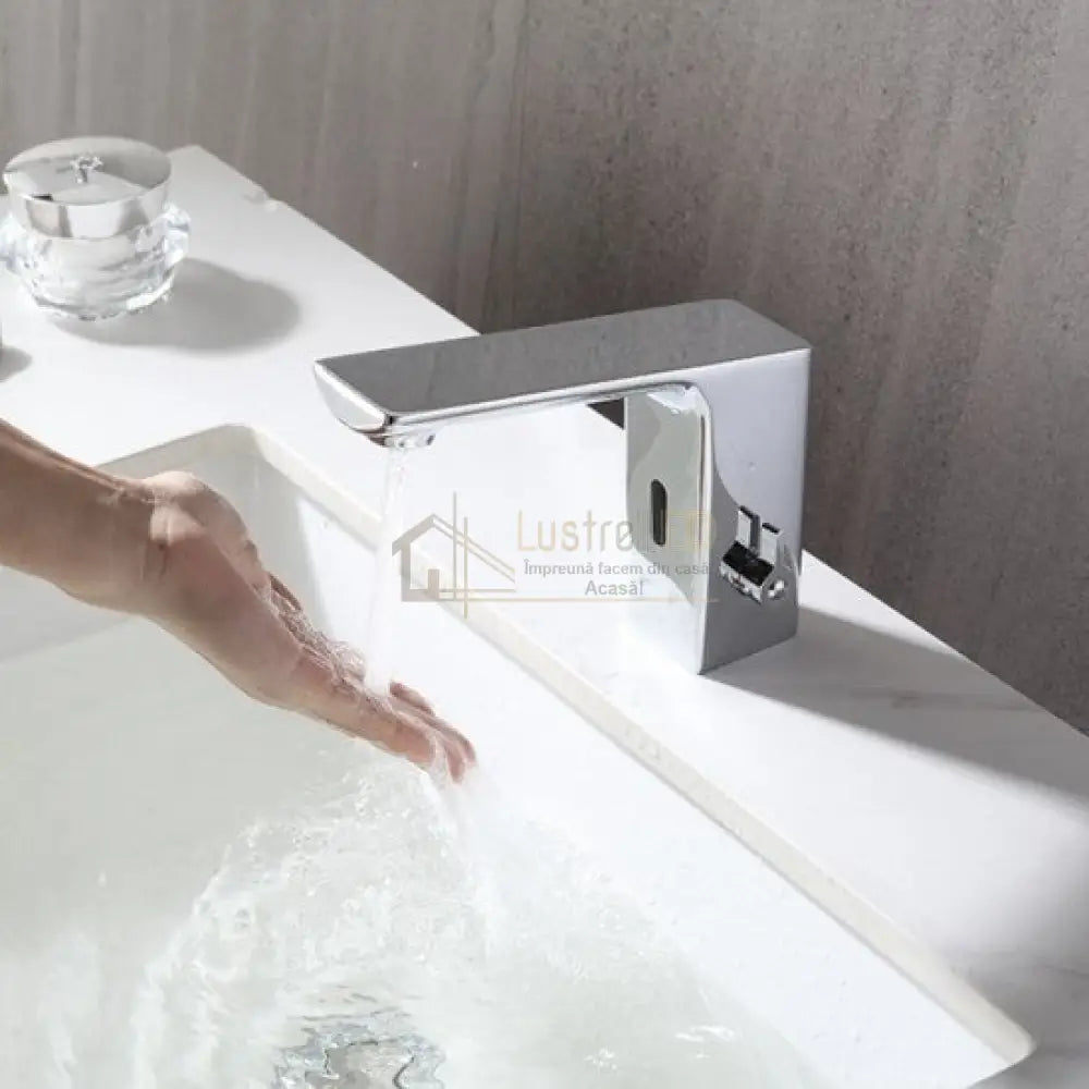 Baterie Lavoar Cu Senzor Touchless Si Maneta Laterala