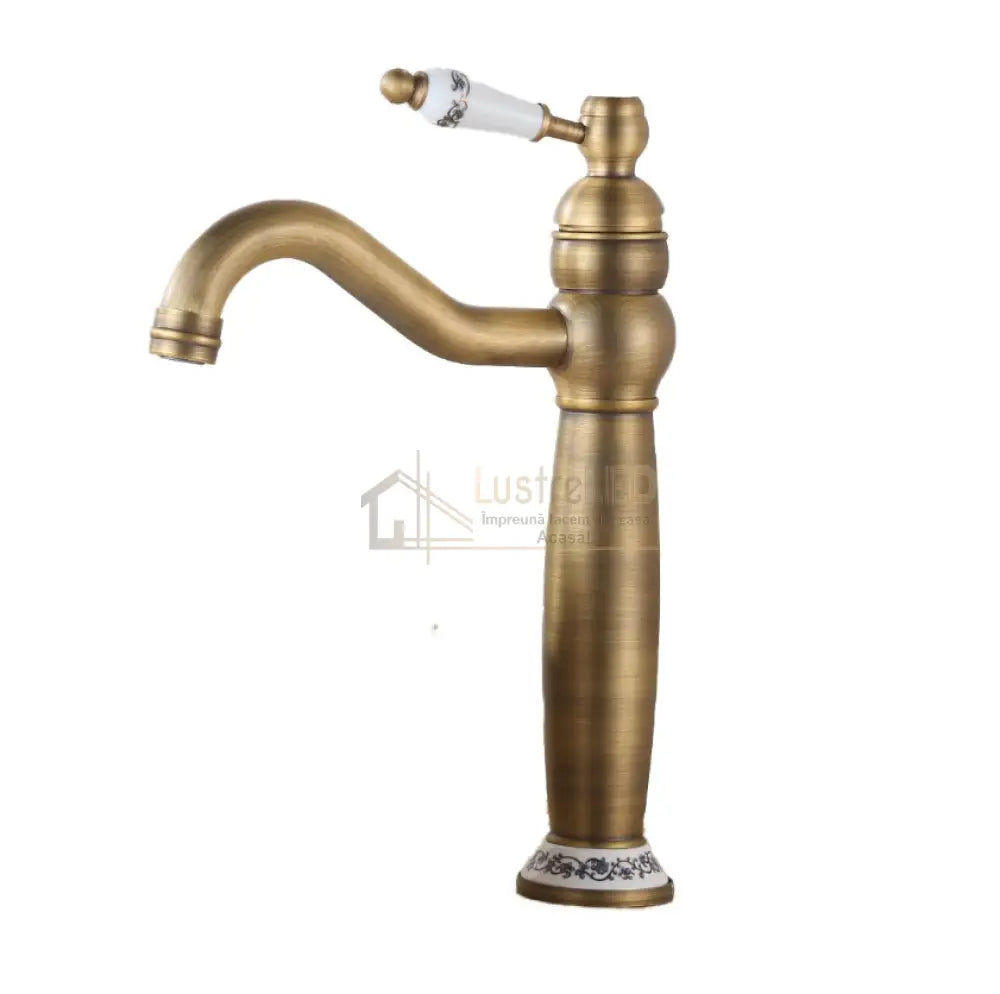 Baterie Lavoar Inalta Bronz Antichizat 1761 Retro Faucet