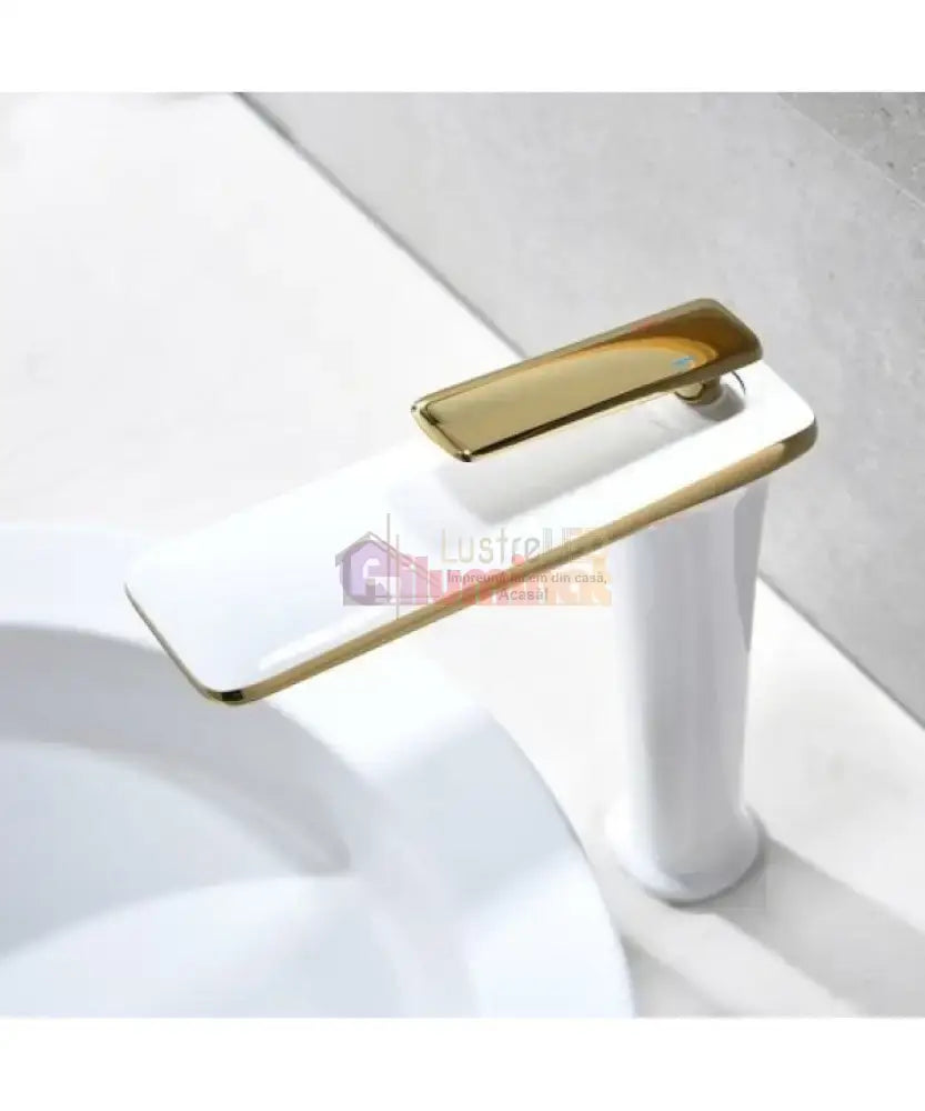 Baterie Lavoar Inalta Luxury Line Golden White 004 Sink Battery