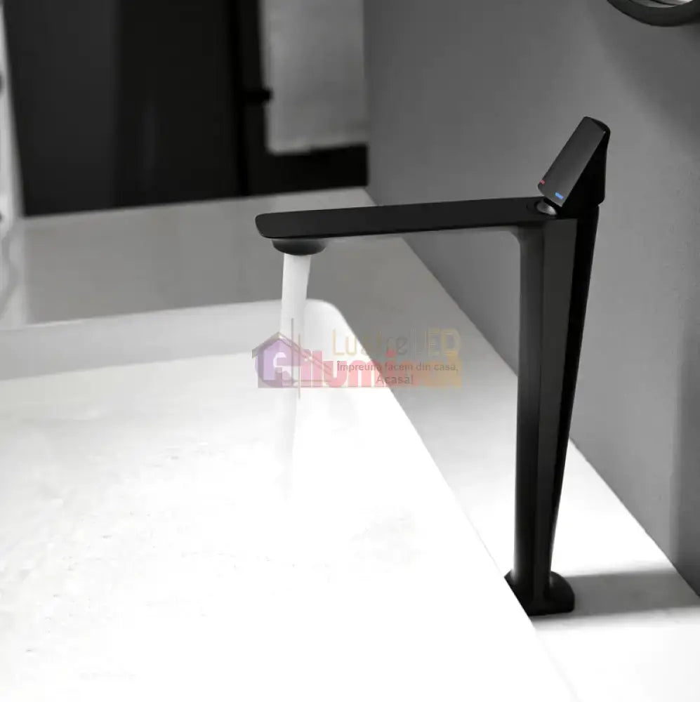 Baterie Lavoar Inalta Modern Line Black Tower 007 Sink Faucet