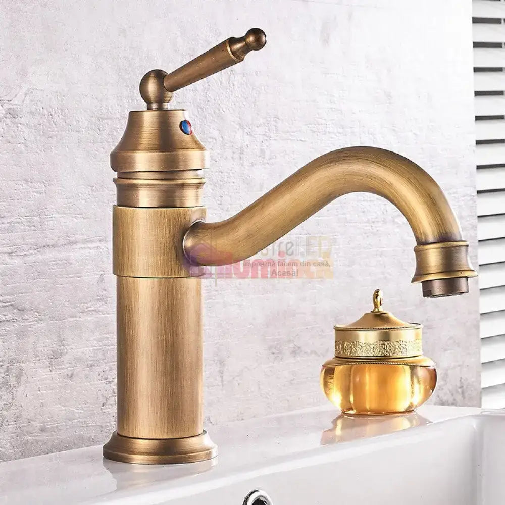 Baterie Lavoar Medie Bronz Antichizat 1724D Sink Faucet