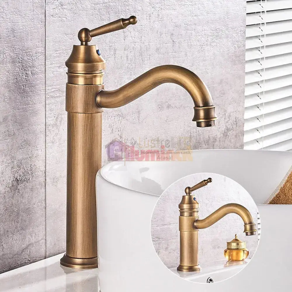 Baterie Lavoar Medie Bronz Antichizat 1724D Sink Faucet