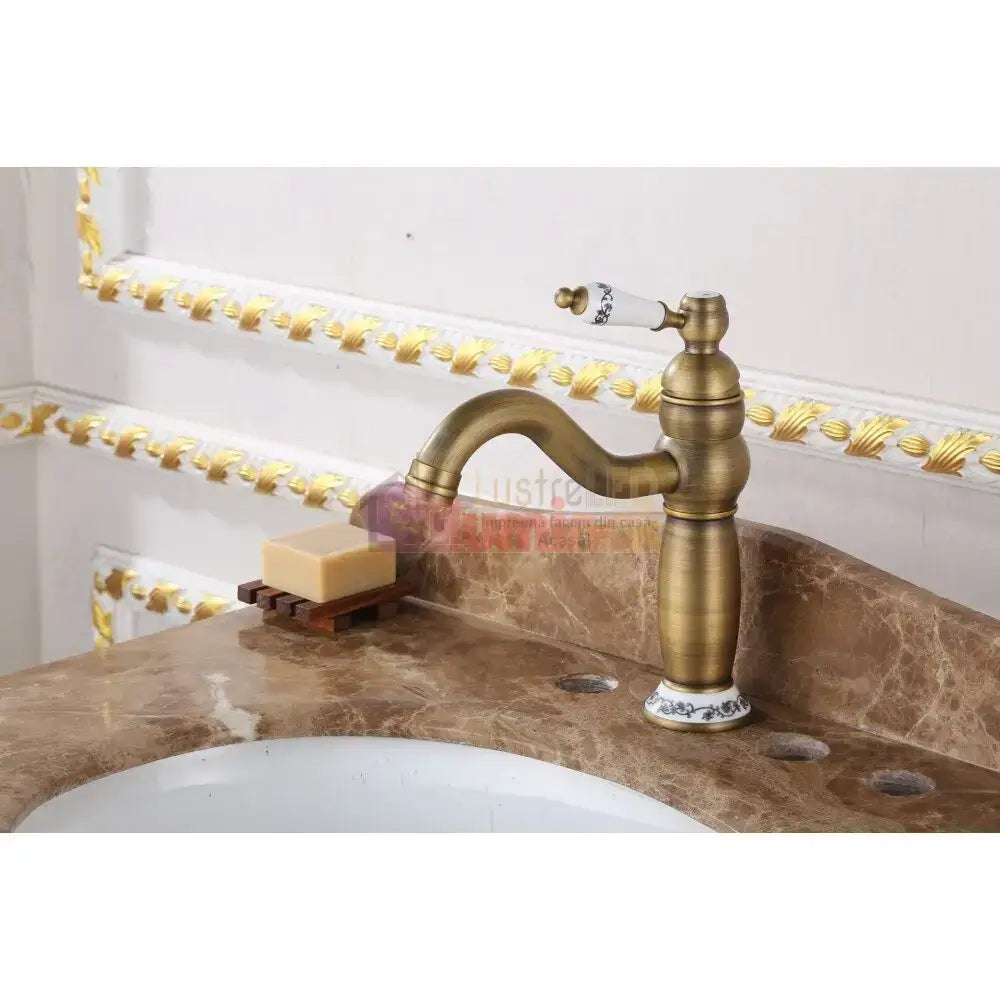 Baterie Lavoar Medie Bronz Antichizat 1761D Sink Faucet