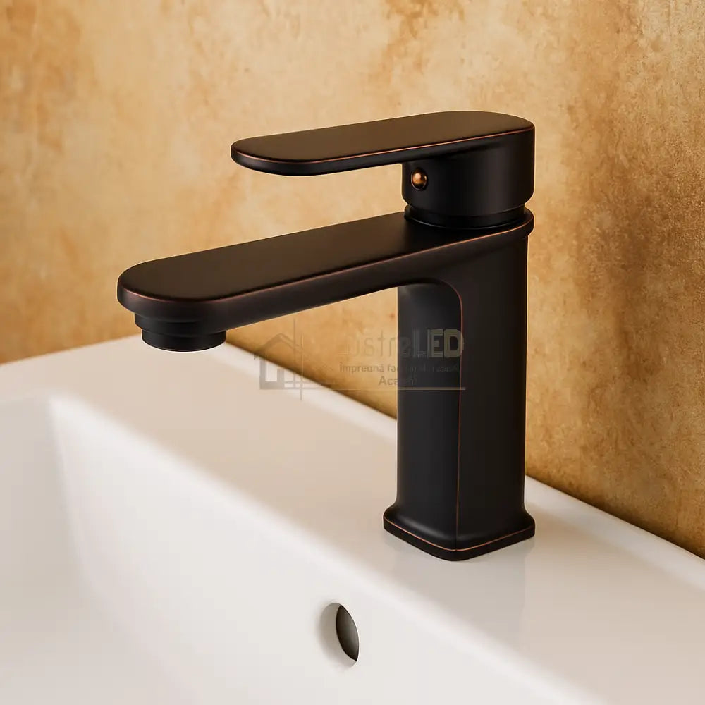 Baterie Lavoar Negru Antichizat Moderna Alama