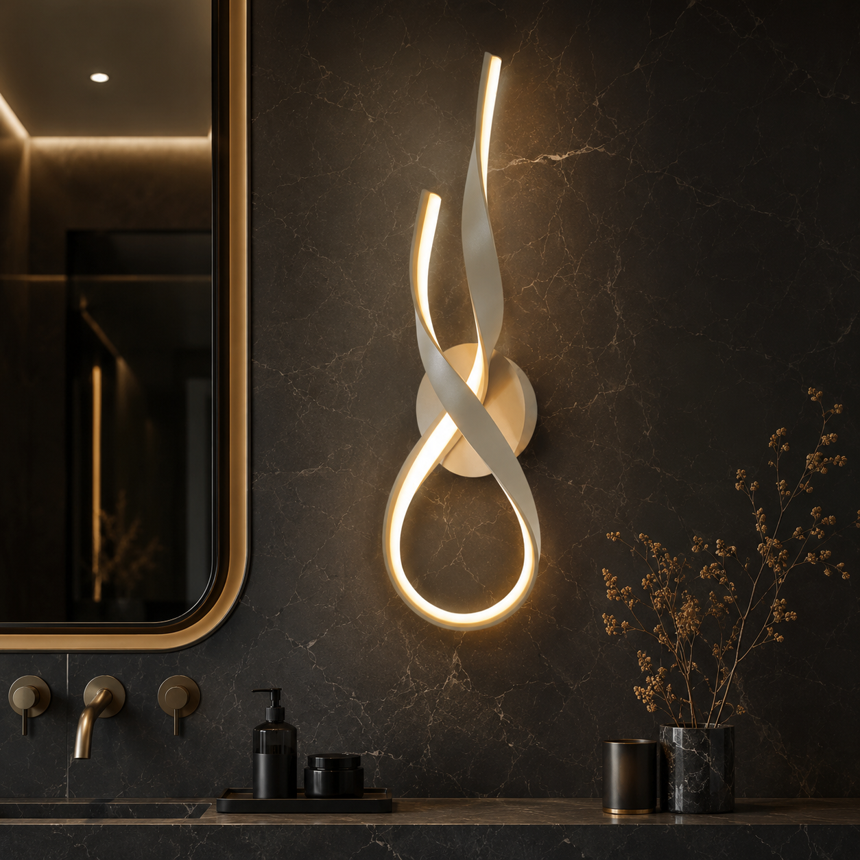 Aplica Premium LED VECINO Beige Echivalent 75W