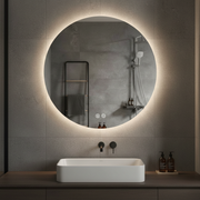 Oglinda LED Rotunda FRAMELESS 60cm, 3 Lumini, Dezaburire, DImabila si Touch OD005