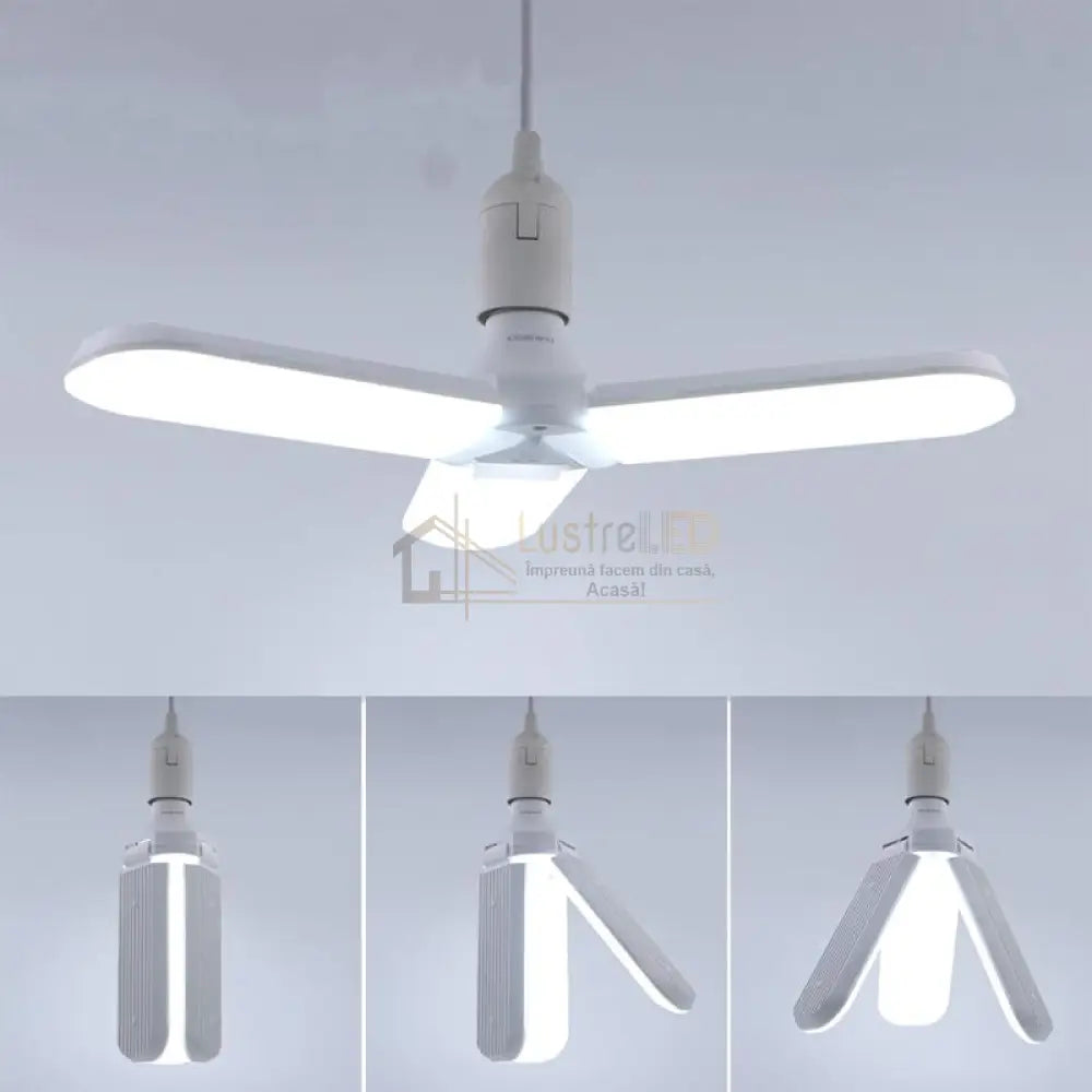 Bec Led E27 40W 3 Brate Pliabile