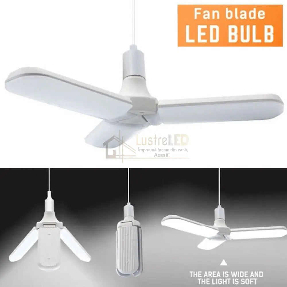 Bec Led E27 40W 3 Brate Pliabile