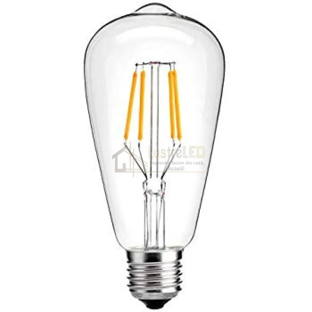 Bec Led E27 4W Filament St64 Dimabil