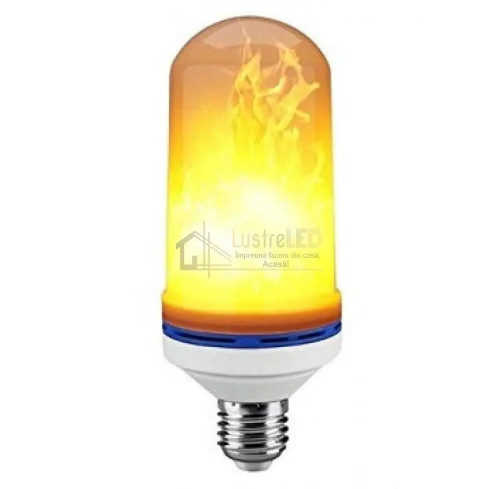 Bec Led E27 5W Efect Flacara