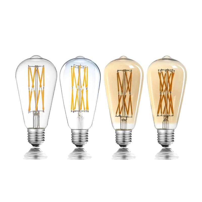 Bec LED E27 Vintage ST64 12W Echivalent 100W