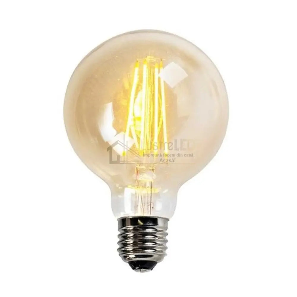 Bec Led E27 Vintage G125 8W