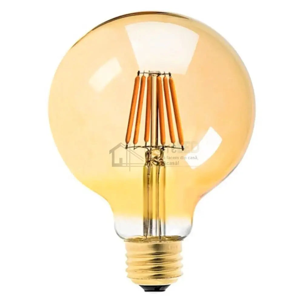 Bec Led E27 Vintage G125 8W