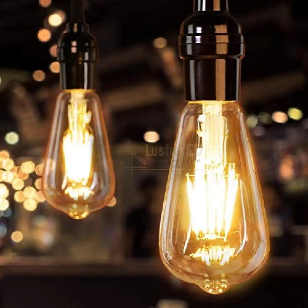 Bec Led E27 Vintage St64 6W