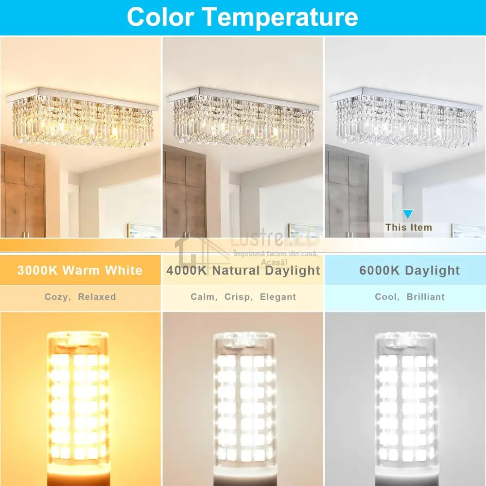 Bec LED G9 7W Echivalent 50W Ceramica