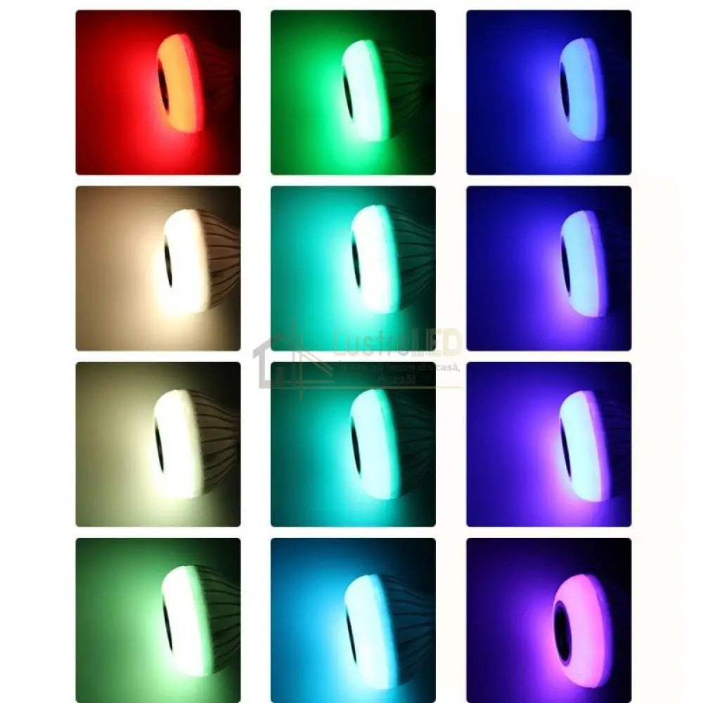 Bec Led Smart Rgb Cu Boxa Si Bluetooth Telecomanda