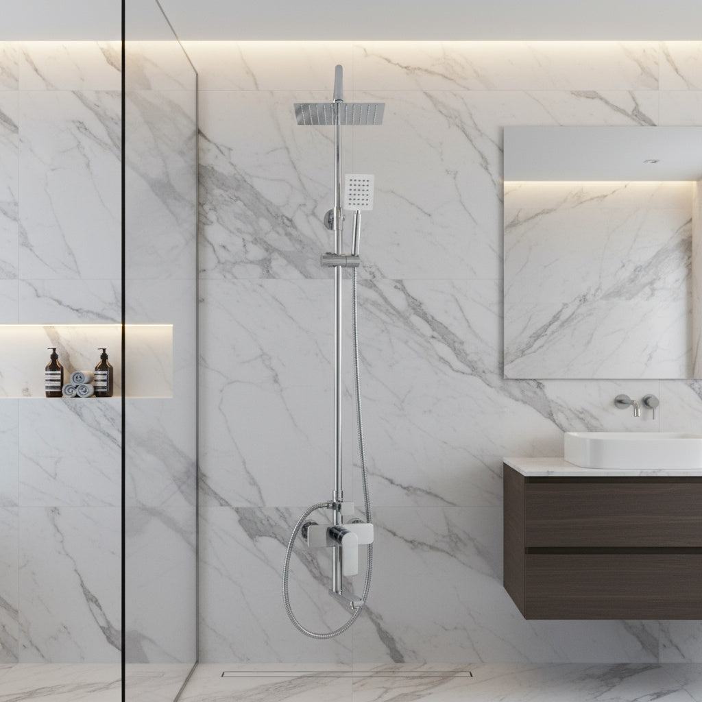 Coloana de Dus Cromata din Alama Sanitara 1731