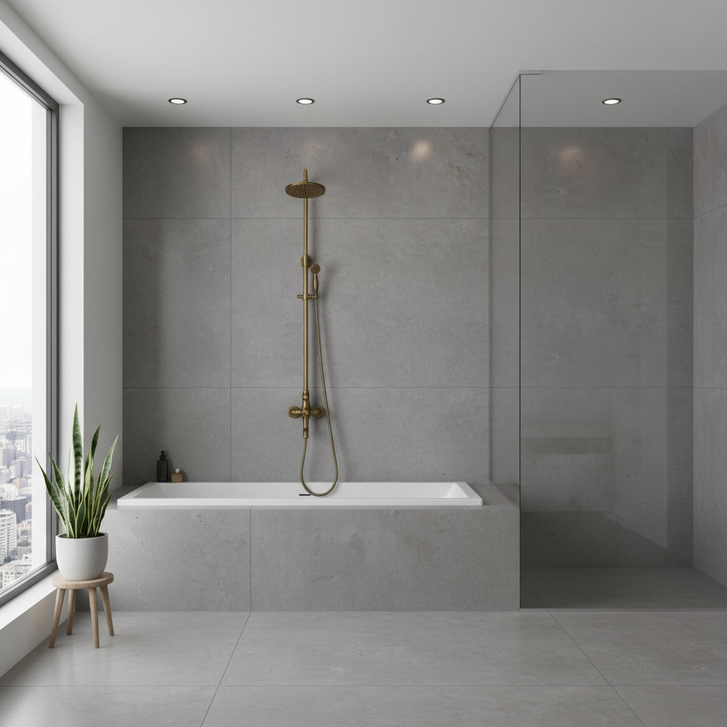 Coloana de Dus Bronz Antichizat 1730 3 Functii din Alama Sanitara