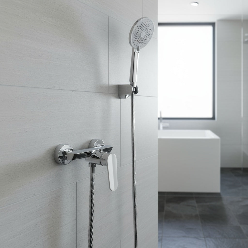 Coloana de Dus Manerul in Jos Inox Argintiu 3 Functii